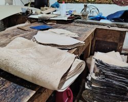 Atelier fabrication en cuir